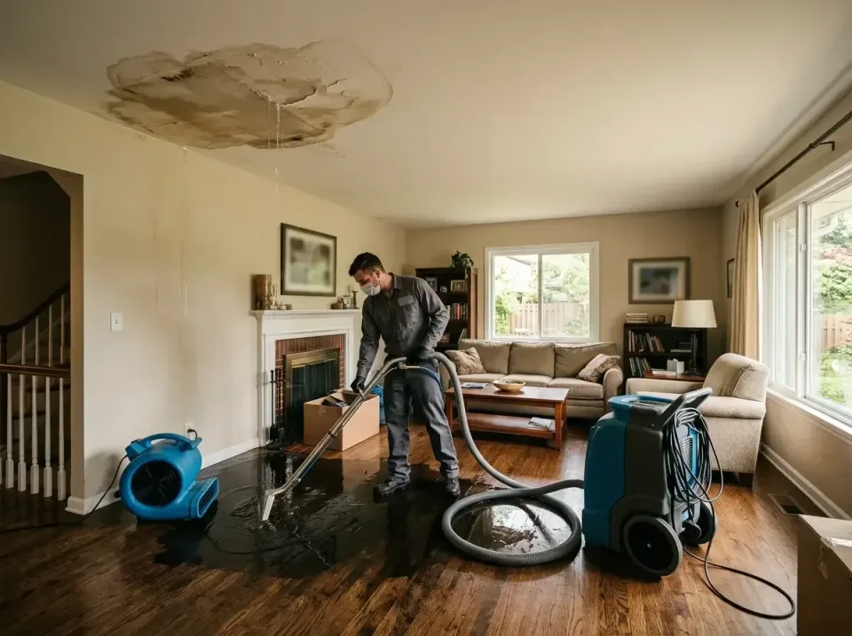 attic-pipe-burst-ceiling-drip-008 — frequently asked questions, Water Damage Restoration & Carpet Care in Villa Ridge, MO